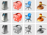 Stock icons: Vista Business Icons